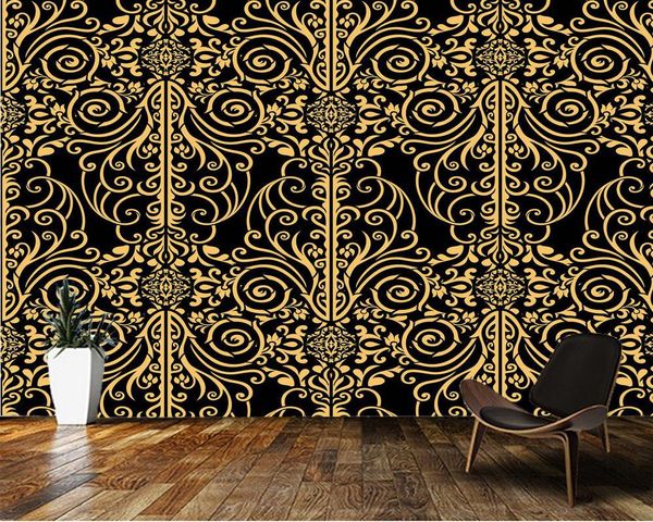 wallpapers custom 3d wallpaper,gold and black vintage damask mural for living room bedroom sofa background home decoration wallpaper
wallpapers custom 3d wallpaper,gold and black vintage damask mural for living room bedroom sofa background home decoration wallpaper