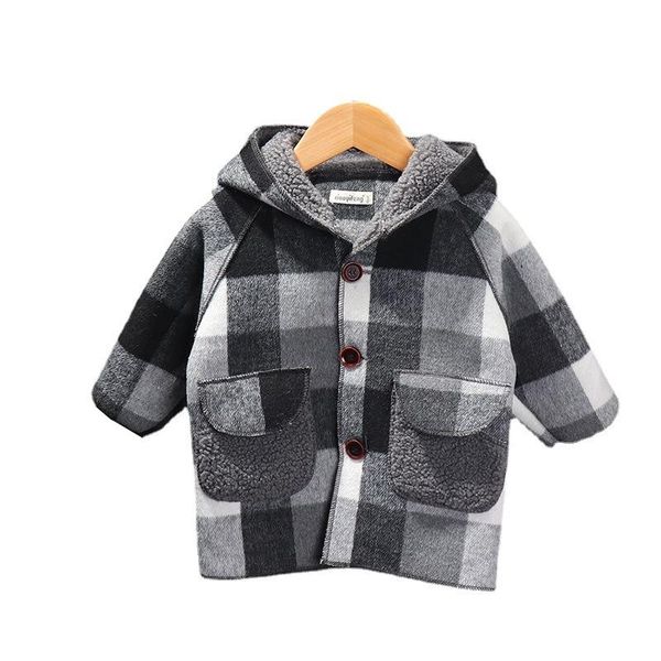 jackets winter fashion baby boys clothes children plaid thick hooded jacket toddler casual girls costume infant clothing kids coat, Blue;gray
jackets winter fashion baby boys clothes children plaid thick hooded jacket toddler casual girls costume infant clothing kids coat, Blue;gray