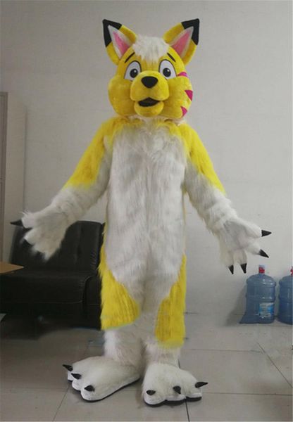 mascot doll costume long fur yellow husky wolf dog mascot costume suits fursuit halloween party game fancy dress size mascot costume, Red;yellow
mascot doll costume long fur yellow husky wolf dog mascot costume suits fursuit halloween party game fancy dress size mascot costume, Red;yellow