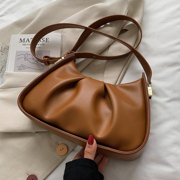 evening bags retro pu leather small armpit shoulder for women 2021 winter handbag and purses folds crossbody bag black brown
evening bags retro pu leather small armpit shoulder for women 2021 winter handbag and purses folds crossbody bag black brown