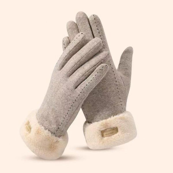 five fingers gloves artificial fur winter retro elegant windproof women' touch screen warm wool leisure, Blue;gray
five fingers gloves artificial fur winter retro elegant windproof women' touch screen warm wool leisure, Blue;gray