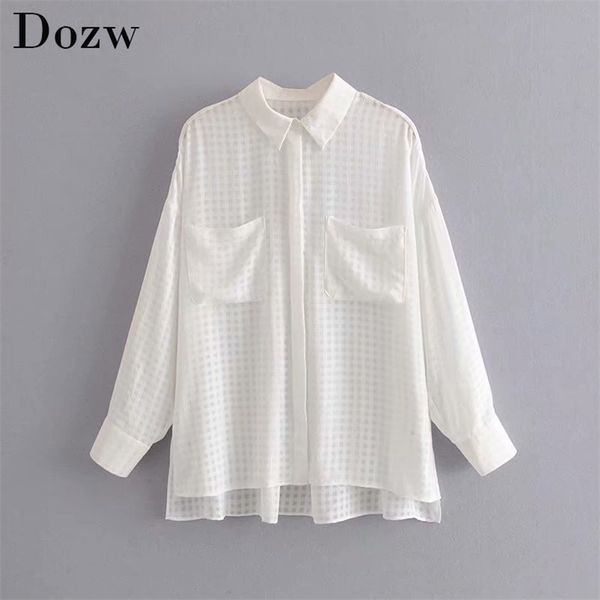 fashion plaid blouse women autumn batwing long sleeve loose shirt pockets turn down collar streetwear ladies blusas 210515, White
fashion plaid blouse women autumn batwing long sleeve loose shirt pockets turn down collar streetwear ladies blusas 210515, White
