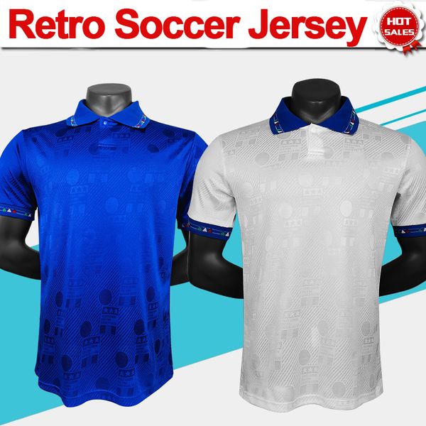 retro 1994 world cup soccer jersey #10 r. baggio #6 baresi #14 berti #21 zola home blue away white soccer shirt italy collection short sleev, Black;yellow
retro 1994 world cup soccer jersey #10 r. baggio #6 baresi #14 berti #21 zola home blue away white soccer shirt italy collection short sleev, Black;yellow