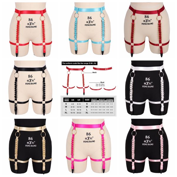 goth womens belt body suspender strap tight bondage harness woman elasticity stockings belt leg garter lingerie, Black;white
goth womens belt body suspender strap tight bondage harness woman elasticity stockings belt leg garter lingerie, Black;white