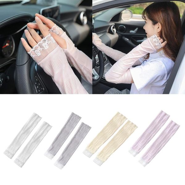 five fingers gloves women summer uv protection silk ruched arm sleeves cover floral lace driving cycling sunscreen long fingerless, Blue;gray
five fingers gloves women summer uv protection silk ruched arm sleeves cover floral lace driving cycling sunscreen long fingerless, Blue;gray