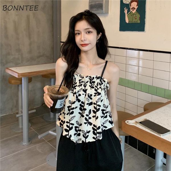 women's tanks & camis sweet women chic crop print summer streetwear folds sleeveless slim girls harajuku female comfort all-match soft, White
women's tanks & camis sweet women chic crop print summer streetwear folds sleeveless slim girls harajuku female comfort all-match soft, White