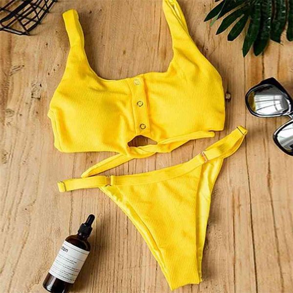 summer yellow beachwear bikini swimsuits swimming solid 2 two pieces sets women bathing suits 210507, White;black
summer yellow beachwear bikini swimsuits swimming solid 2 two pieces sets women bathing suits 210507, White;black