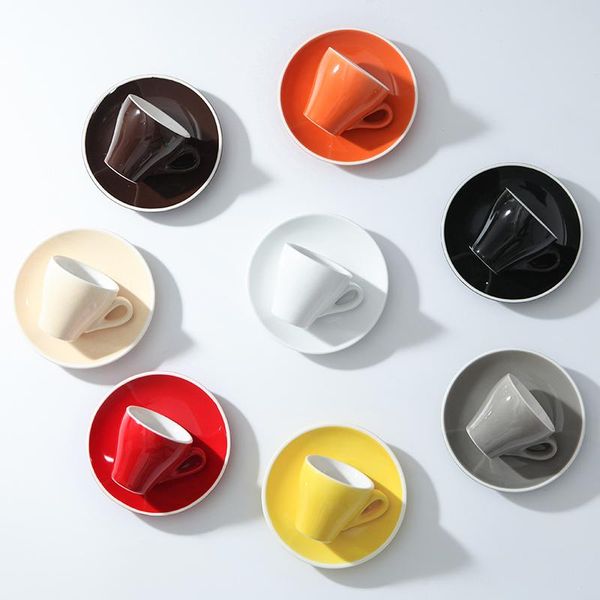 cups & saucers candy colour glaze 80ml espresso saucer sets for coffee house late coffe mug tazas para cafe xicara nordic concise style
cups & saucers candy colour glaze 80ml espresso saucer sets for coffee house late coffe mug tazas para cafe xicara nordic concise style