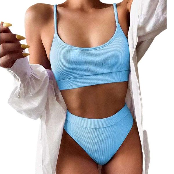 one-piece suits women 2pcs solid patchwork bikini set scoop neck ribbed high waist swimsuit x3ua
one-piece suits women 2pcs solid patchwork bikini set scoop neck ribbed high waist swimsuit x3ua