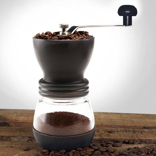 manual coffee grinders household hand-cranked bean glass grinder adjustable detachable washing kitchen bar counter creative tools
manual coffee grinders household hand-cranked bean glass grinder adjustable detachable washing kitchen bar counter creative tools