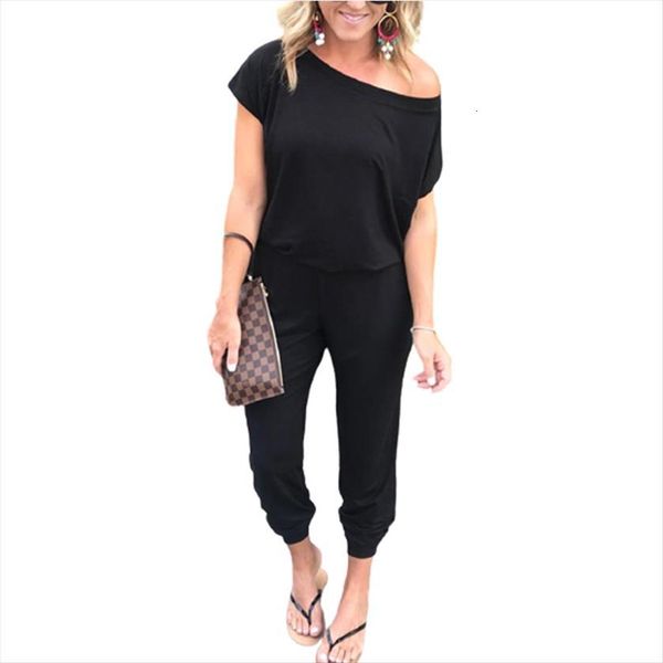 spring and summer fashion slant womens rompers shoulder casual pocket short sleeve solid bodysuits, Black;white
spring and summer fashion slant womens rompers shoulder casual pocket short sleeve solid bodysuits, Black;white