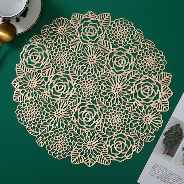 mats & pads placemat, solid color household table mat heat insulation pad teacup golden/silver/rose gold
mats & pads placemat, solid color household table mat heat insulation pad teacup golden/silver/rose gold