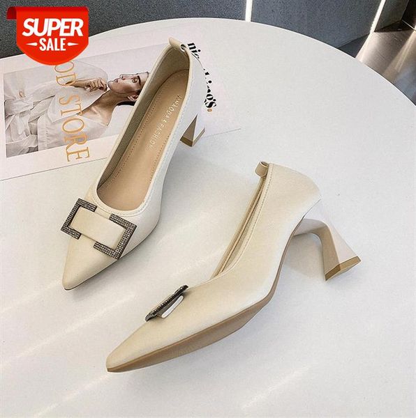 korean style pointed thick heel shallow metal buckle fashion single shoes women's rhinestone work high heels #3k2a, Black
korean style pointed thick heel shallow metal buckle fashion single shoes women's rhinestone work high heels #3k2a, Black