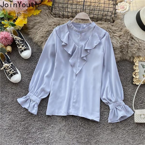 women's blouses & shirts joinyouth women korean solid loose fashion spring wlid butterfly sleeve female clothing 3881 hjgl, White
women's blouses & shirts joinyouth women korean solid loose fashion spring wlid butterfly sleeve female clothing 3881 hjgl, White