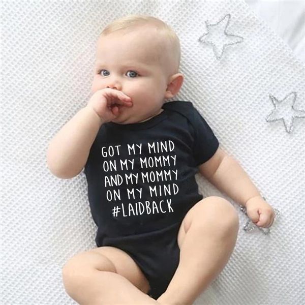 rompers got my mind on mommy and daddy born baby bodysuit girl boy clothes cotton cute jumpsuit infant outfits, Blue
rompers got my mind on mommy and daddy born baby bodysuit girl boy clothes cotton cute jumpsuit infant outfits, Blue