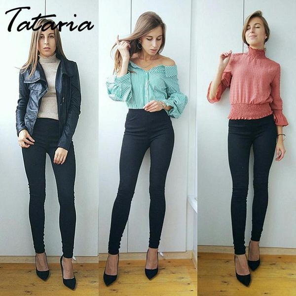 women's pants & capris causal full length slim women leggings tataria tall strecth 2021 skinny high elastic black trousers mujer, Black;white
women's pants & capris causal full length slim women leggings tataria tall strecth 2021 skinny high elastic black trousers mujer, Black;white