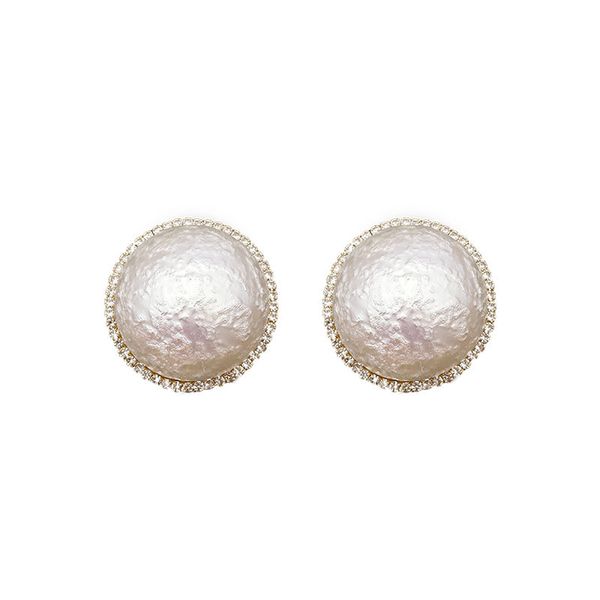 fashion big pearl studs earring with 925 silver piercing pin & crystals inlaid for women, Golden;silver
fashion big pearl studs earring with 925 silver piercing pin & crystals inlaid for women, Golden;silver