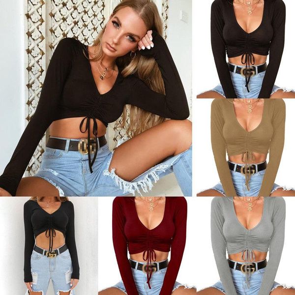 fahion womens long sleeve vest crop summer ladies casual blouse shirt size 6-14 clothes solid bandage short clothing women's blouses &, White
fahion womens long sleeve vest crop summer ladies casual blouse shirt size 6-14 clothes solid bandage short clothing women's blouses &, White