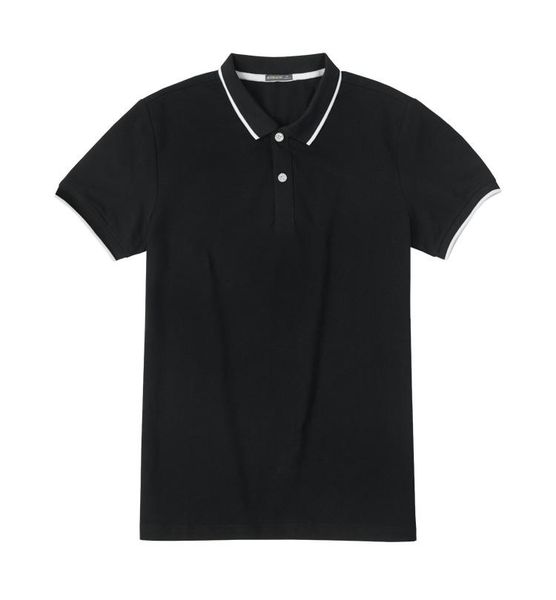 men's polos 2021 summer style 100% pure cotton shirt short-sleeved blue fashion shang stitching collar, White;black
men's polos 2021 summer style 100% pure cotton shirt short-sleeved blue fashion shang stitching collar, White;black