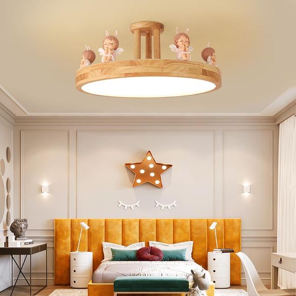 ceiling lights led lamp for children's room modern wood art girl eye care nordic cartoon indoor lighting
ceiling lights led lamp for children's room modern wood art girl eye care nordic cartoon indoor lighting