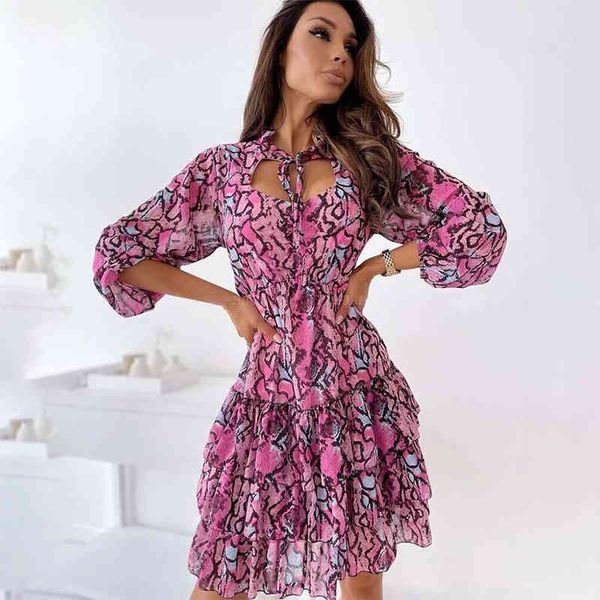 women ruffles casual print chiffon dress spring summer square neck long sleeve female slim beach party mini dresses vestido 210416, Black;gray
women ruffles casual print chiffon dress spring summer square neck long sleeve female slim beach party mini dresses vestido 210416, Black;gray