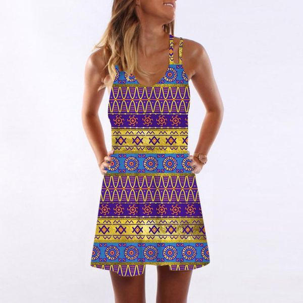 casual dresses women summer dress chic loose printed mini party retro vintage bohemian a-line short hem beach holiday vestidos, Black;gray
casual dresses women summer dress chic loose printed mini party retro vintage bohemian a-line short hem beach holiday vestidos, Black;gray