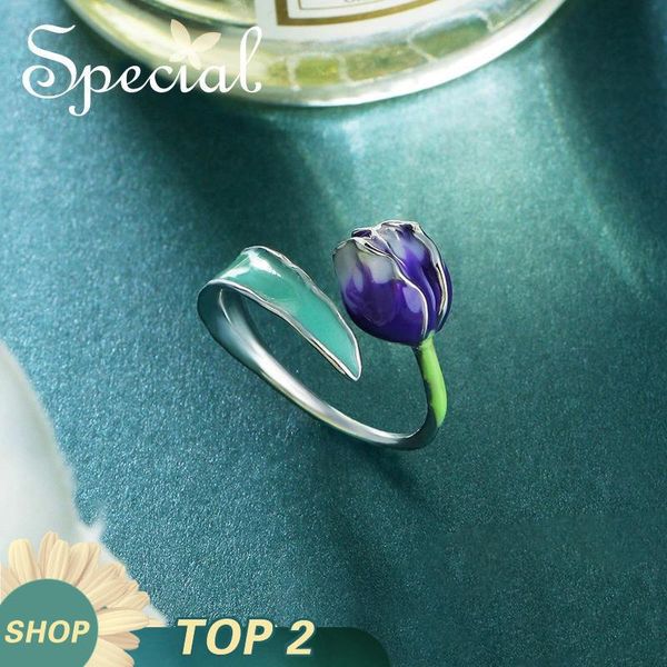 special brand fashion enamel flower rings purple tulip end open size adjustable jewelry gifts for women s1720r cluster, Golden;silver
special brand fashion enamel flower rings purple tulip end open size adjustable jewelry gifts for women s1720r cluster, Golden;silver
