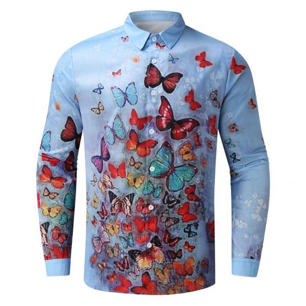 men's casual shirts loose men shirt butterflies printed turndown collar single-breasted long sleeve autumn winter male, White;black
men's casual shirts loose men shirt butterflies printed turndown collar single-breasted long sleeve autumn winter male, White;black
