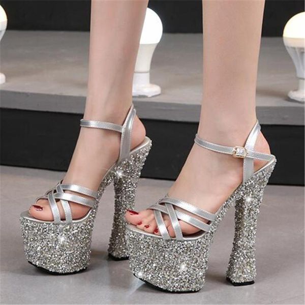 dress shoes summer fashion open toe rhinestone sandals super high heels women cross strap simple dancing pumps party eu 34-43, Black
dress shoes summer fashion open toe rhinestone sandals super high heels women cross strap simple dancing pumps party eu 34-43, Black