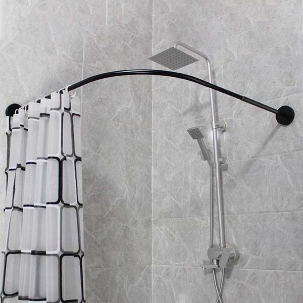 extendable corner shower curtain rod pole 90-130cm stainless steel rail bar bath door hardware heavy loaded curtains
extendable corner shower curtain rod pole 90-130cm stainless steel rail bar bath door hardware heavy loaded curtains
