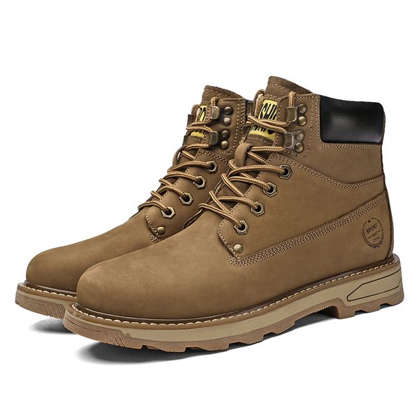 men's winter plus size cowhide martin boots outdoor sports high-shoes tooling style, Black
men's winter plus size cowhide martin boots outdoor sports high-shoes tooling style, Black
