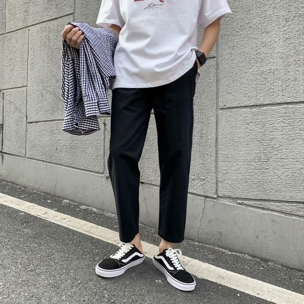 men's pants icclek autumn solid color casual trousers loose straight-leg mens harem punk men, Black
men's pants icclek autumn solid color casual trousers loose straight-leg mens harem punk men, Black