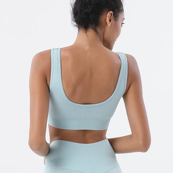 seamless ribbed bra with cups sports backless sportbras women's underwear sportbra sporty push up woman's yoga outfit
seamless ribbed bra with cups sports backless sportbras women's underwear sportbra sporty push up woman's yoga outfit