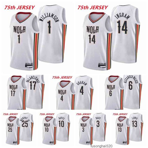 2022 printed new orleanspelicansmen zion brandon williamson ingram valanciunas graham trey murphy iii hayes hart 2021/22 75th anniversary wh, Black
2022 printed new orleanspelicansmen zion brandon williamson ingram valanciunas graham trey murphy iii hayes hart 2021/22 75th anniversary wh, Black