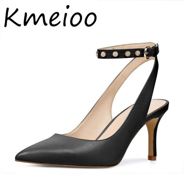kmeioo us size 5-15 women shoes slingback pumps ankle strap med heels pointed toe buckle 8cm dress office, Black
kmeioo us size 5-15 women shoes slingback pumps ankle strap med heels pointed toe buckle 8cm dress office, Black