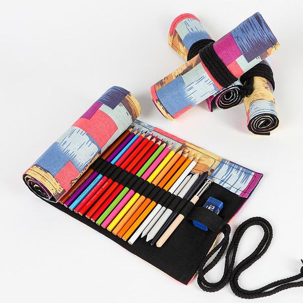 colorful pencil roll school case large 12/24/36/48/72 pencilcase for girls boy pen bag cute pencil-case stationery pouch bags
colorful pencil roll school case large 12/24/36/48/72 pencilcase for girls boy pen bag cute pencil-case stationery pouch bags