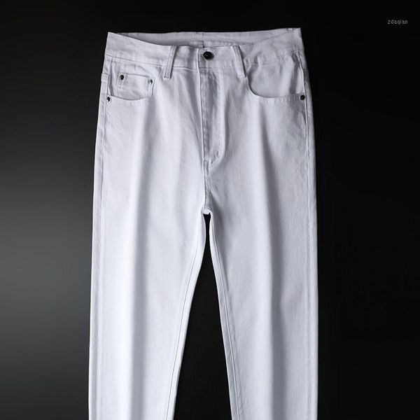 men's jeans summer korean slim feet casual straight elastic thin stretch pants fashion, Blue
men's jeans summer korean slim feet casual straight elastic thin stretch pants fashion, Blue
