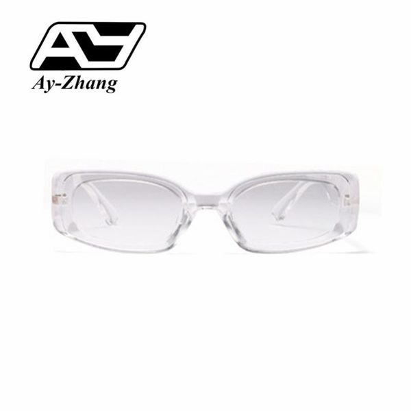 ay-zhang transparent full frame small rectangle sunglasses women brand designer sun glasses personality eyeglasses uv400, White;black
ay-zhang transparent full frame small rectangle sunglasses women brand designer sun glasses personality eyeglasses uv400, White;black