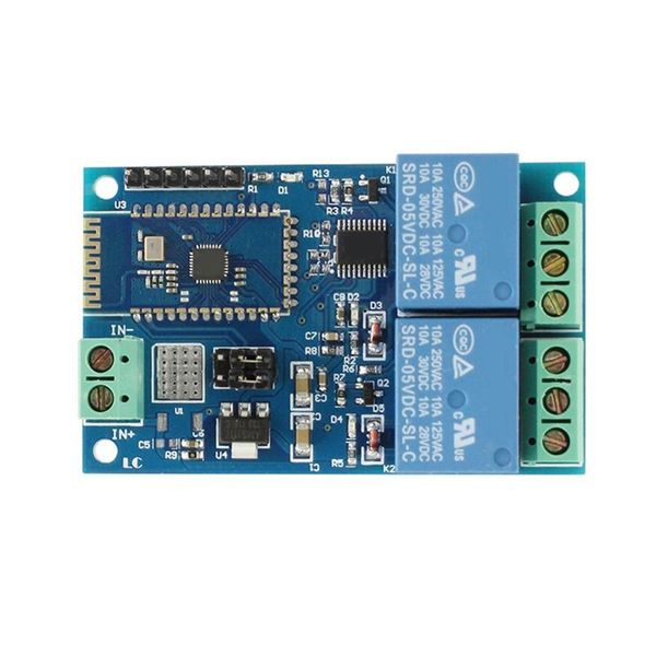smart home control bluetooth relay switch module intelligent mobile app remote 2 bit dc 5v dual circuit
smart home control bluetooth relay switch module intelligent mobile app remote 2 bit dc 5v dual circuit