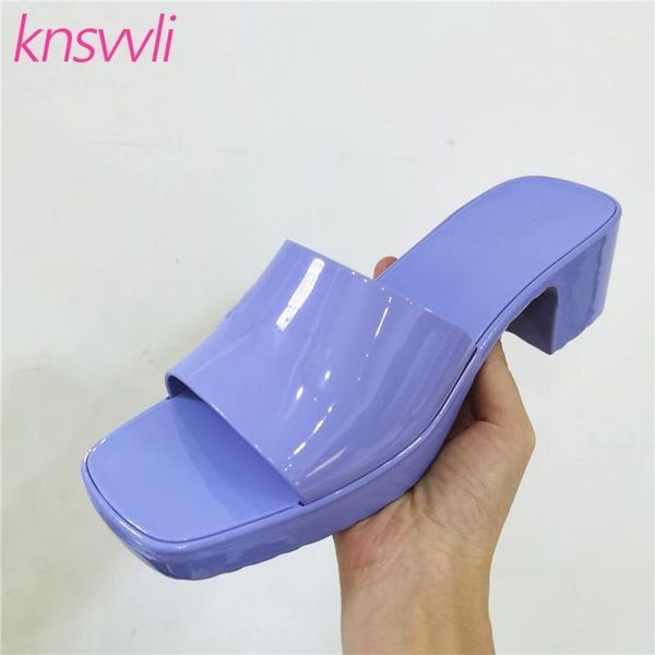candy color platform women slippers summer mules jelly shoes woman slides brand high heel gladiator sandals1, Black
candy color platform women slippers summer mules jelly shoes woman slides brand high heel gladiator sandals1, Black