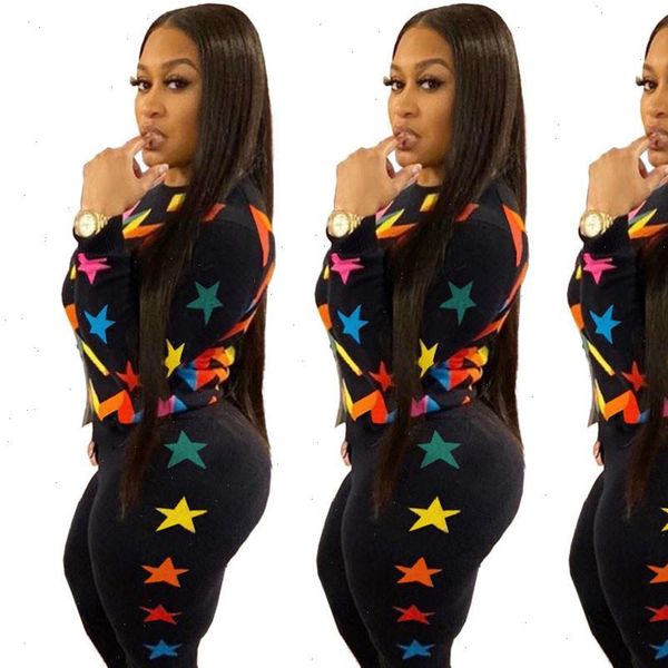 colorful striped star 2 women tracksuits piece set sports suit autumn winter long sleeve pants casual sweatsuit matching, Gray
colorful striped star 2 women tracksuits piece set sports suit autumn winter long sleeve pants casual sweatsuit matching, Gray