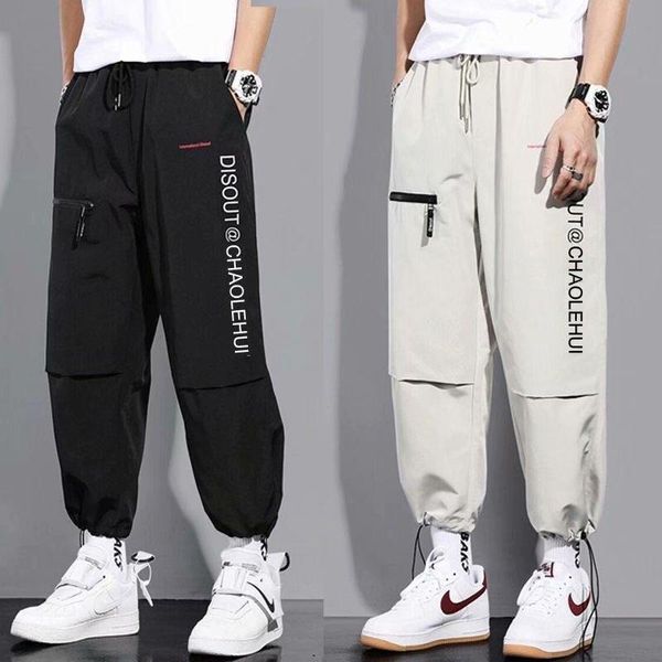 men multi-pocket harem hip pants trousers male casual fashion cargo jogger streetwear sweatpants men's, Black
men multi-pocket harem hip pants trousers male casual fashion cargo jogger streetwear sweatpants men's, Black