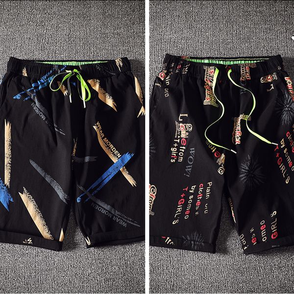a 170 summer five minutes of pants men loose handsome popular logo trend seven 6 beach pants male flower shorts trousers slacks, Blue
a 170 summer five minutes of pants men loose handsome popular logo trend seven 6 beach pants male flower shorts trousers slacks, Blue
