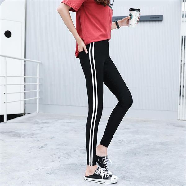 spring and summer casual womens leggings sweatpants black white striped printed side pant ladies loose trousers joggers sweat pants
spring and summer casual womens leggings sweatpants black white striped printed side pant ladies loose trousers joggers sweat pants