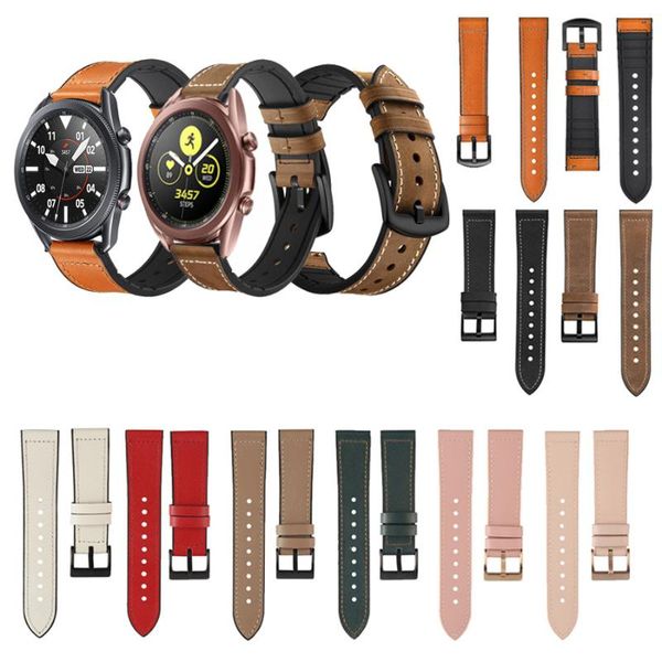 watch bands 22mm leather silicone band strap for samsung galaxy watch3 41mm 45mm replacement correa wrist bracelet straps 20mm, Black;brown
watch bands 22mm leather silicone band strap for samsung galaxy watch3 41mm 45mm replacement correa wrist bracelet straps 20mm, Black;brown