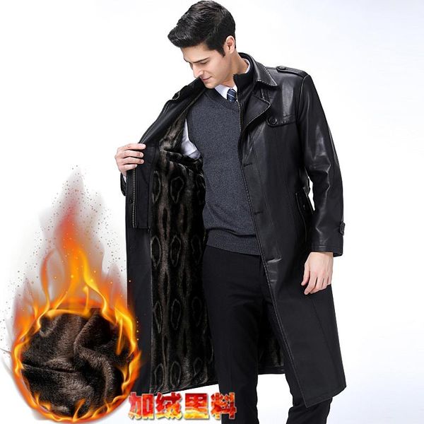 men's fur & faux 2021 men hombre genuine leather long thick wool motorcycle zipper outerwear bussiness sheepskin luxury jacket, Black
men's fur & faux 2021 men hombre genuine leather long thick wool motorcycle zipper outerwear bussiness sheepskin luxury jacket, Black