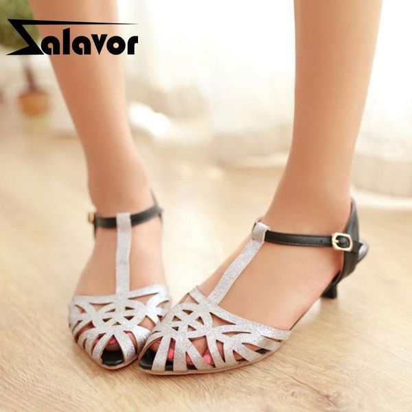 sandals zalavor women summer mixed color buckler shoes for fashion dance party footwear size 30-43, Black
sandals zalavor women summer mixed color buckler shoes for fashion dance party footwear size 30-43, Black