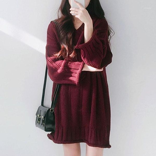 women's sweaters zity autumn winter thick warm sweater dress women o -neck female long sleeve knitted femme vestidos plus size, White;black
women's sweaters zity autumn winter thick warm sweater dress women o -neck female long sleeve knitted femme vestidos plus size, White;black
