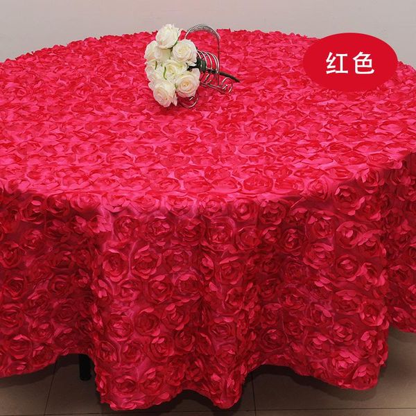 red wedding 2.6 m table cloth round overlays 3d rose tablecloths decoration supplier 7 colors
red wedding 2.6 m table cloth round overlays 3d rose tablecloths decoration supplier 7 colors