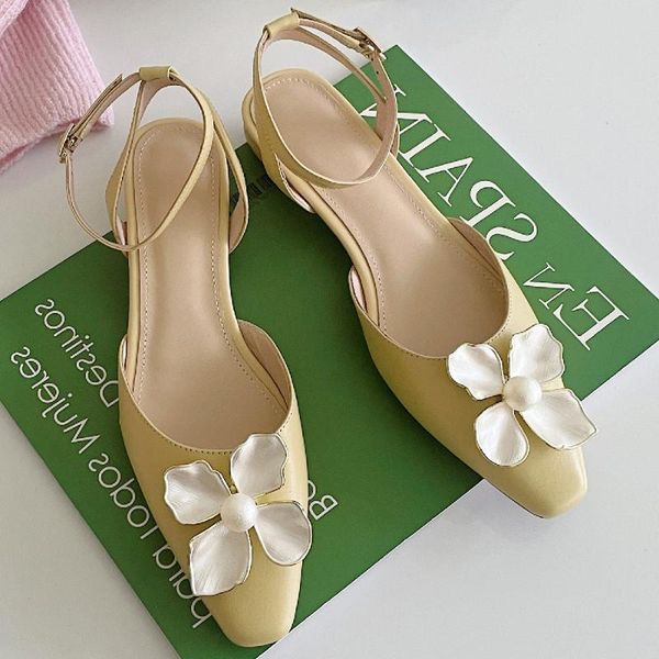 sandals women's genuine leather square toe flower decoration ankle strap flats sweet korean style female casual summer shoes, Black
sandals women's genuine leather square toe flower decoration ankle strap flats sweet korean style female casual summer shoes, Black